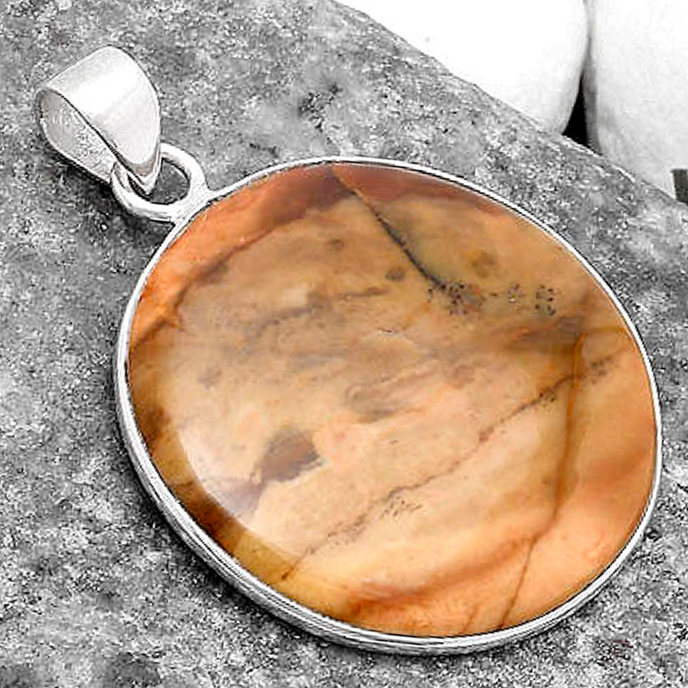 Natural Butterfly Wing Jasper Pendant P-1001 SDP120233