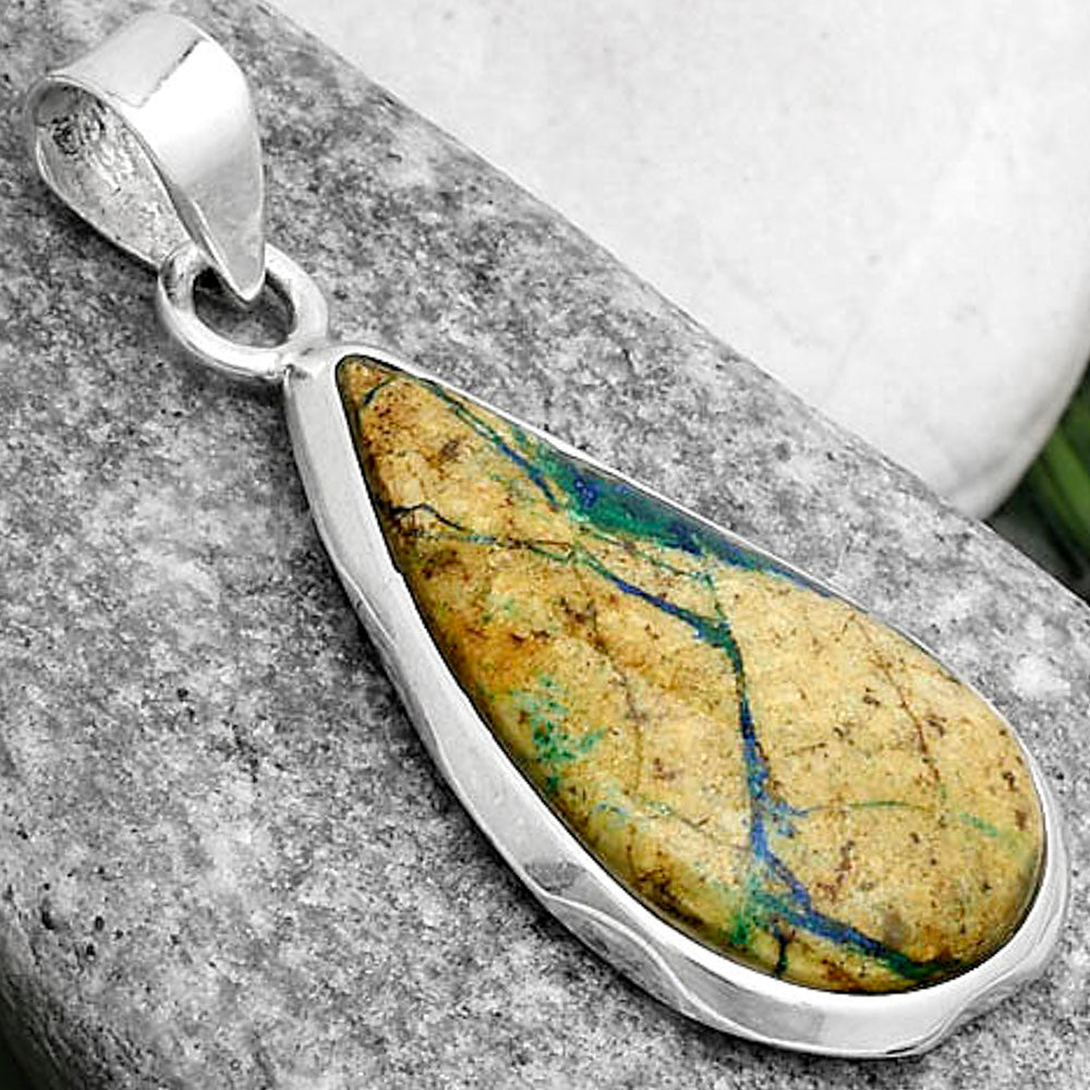Natural Azurite Pendant P-1110 SDP120459