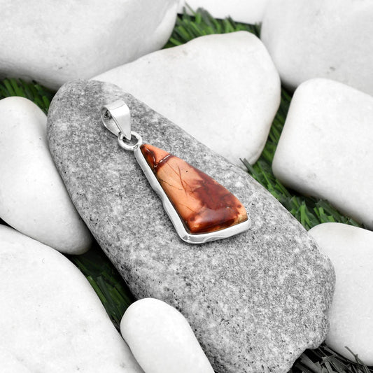 Natural Indian Paint Gemstone Pendant P-1110 SDP120491