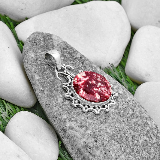 Natural Pink Thulite - Norway Pendant P-1249 SDP120687