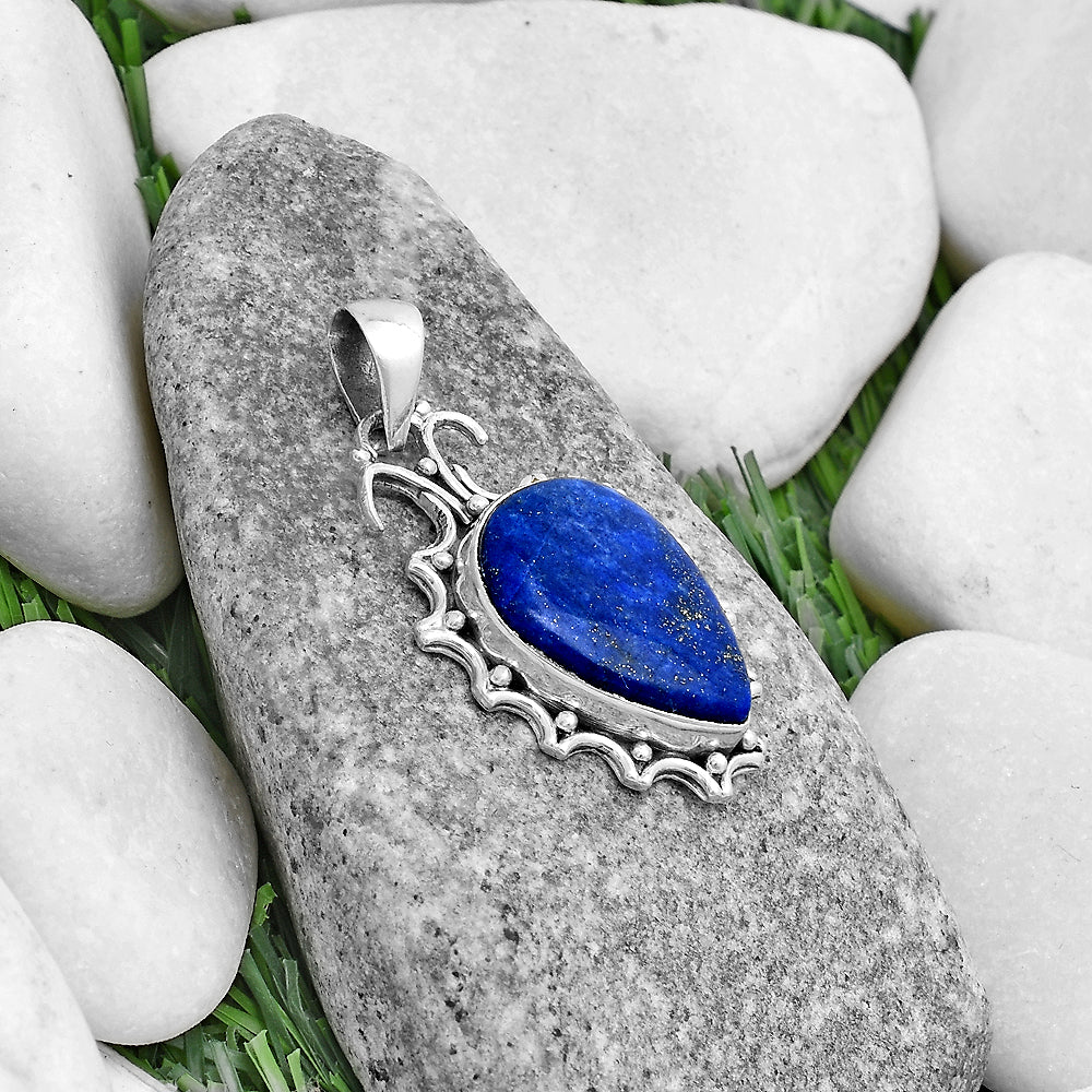 Natural Lapis - Afghanistan Pendant P-1249 SDP120704