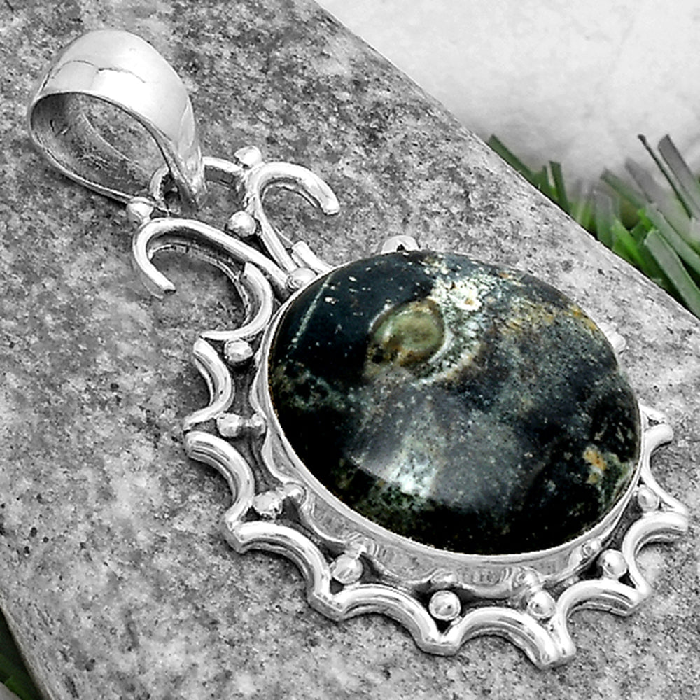 Natural Star Galaxy Jasper Pendant P-1249 SDP120709