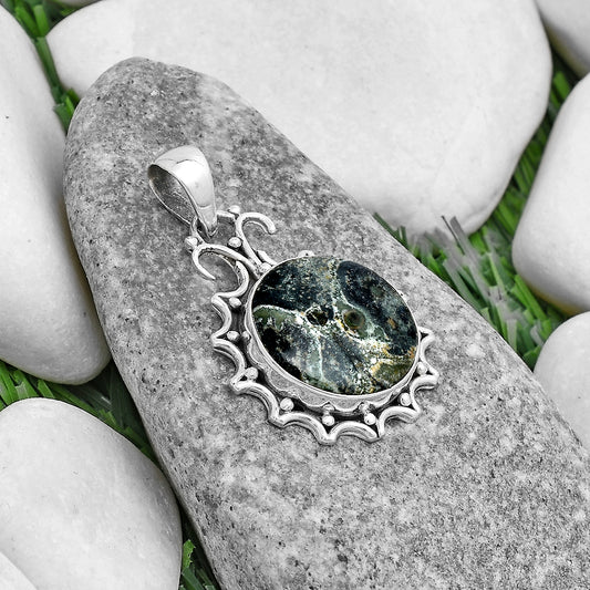 Natural Star Galaxy Jasper Pendant P-1249 SDP120720