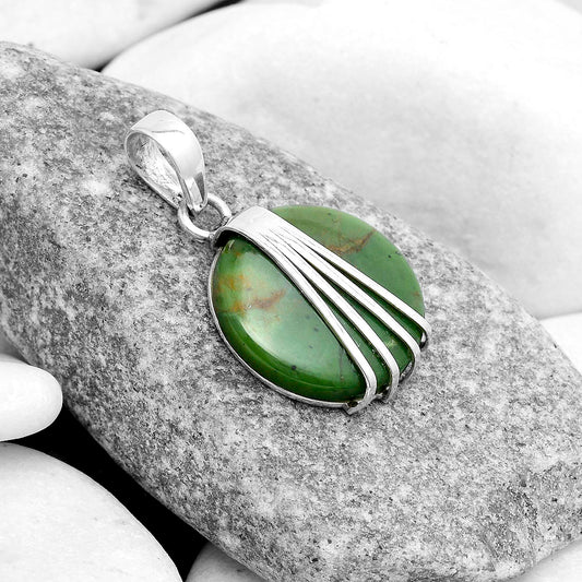 Natural Chrome Chalcedony Pendant P-1302 SDP120981