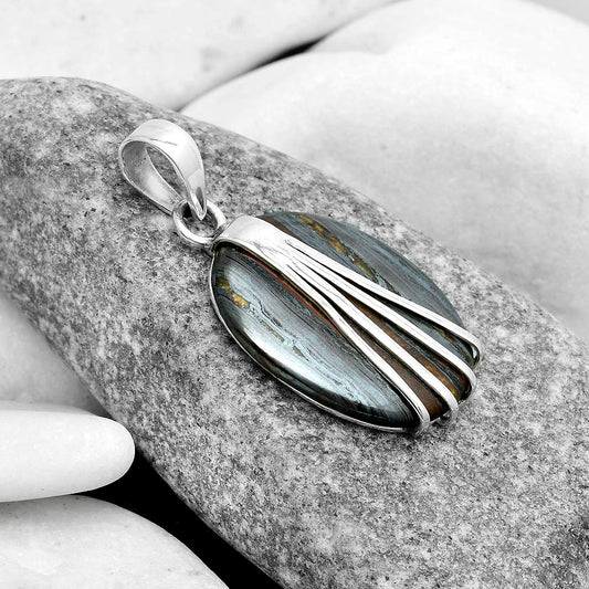 Natural Iron Tiger Eye Pendant P-1302 SDP120986