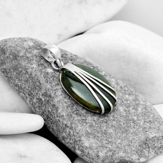 Natural Chrome Chalcedony Pendant P-1302 SDP121008