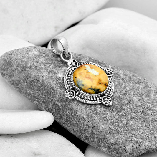 Natural Maligano Jasper - Indonesia Pendant P-1040 SDP121033