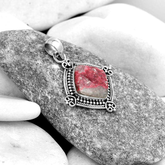 Natural Pink Thulite - Norway Pendant P-1040 SDP121038