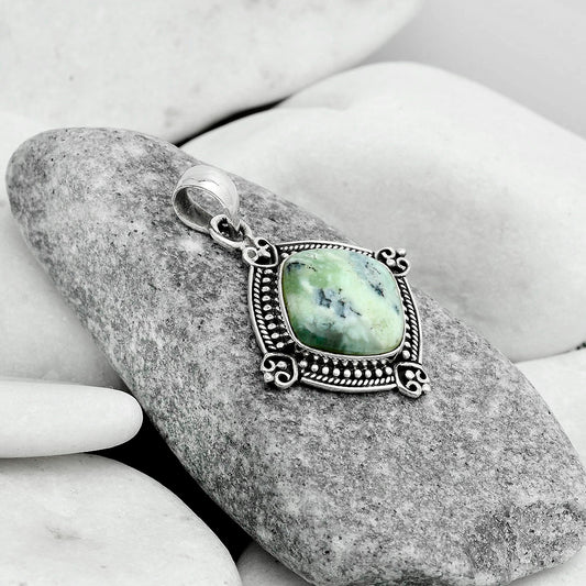 Dendritic Chrysoprase - Africa Pendant P-1040 SDP121053