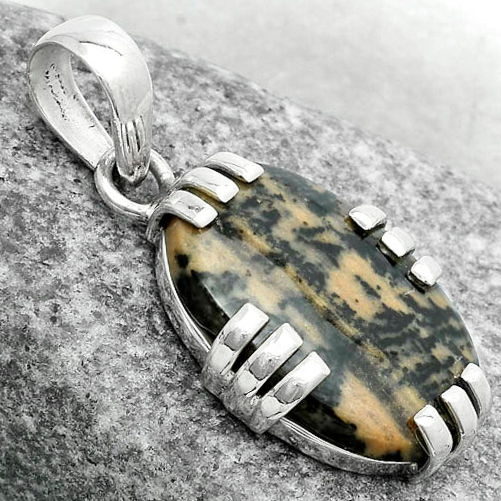 Natural Russian Honey Dendrite Opal Pendant P-1564 SDP121135