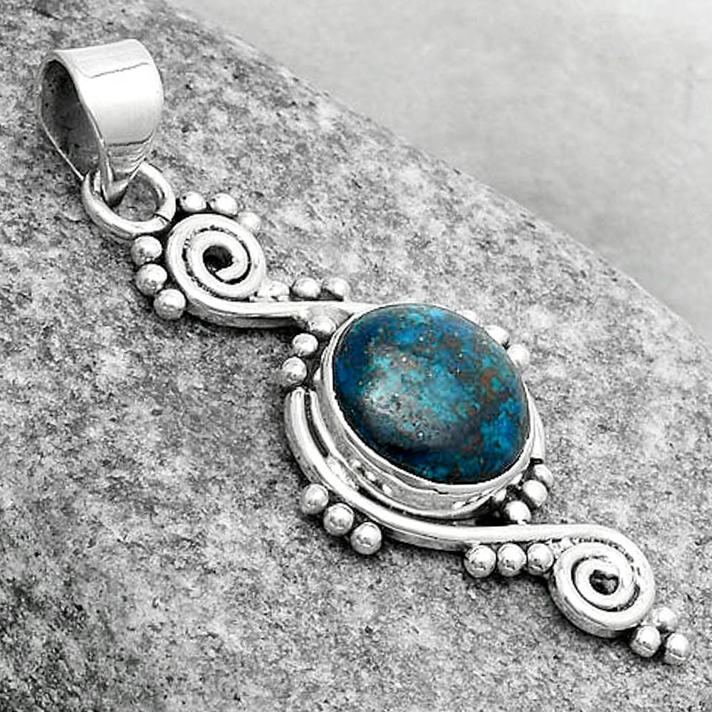 Natural Shattuckite - USA Pendant P-1663 SDP121229