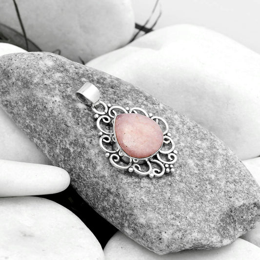 Natural Pink Scolecite Pendant P-1699 SDP121253