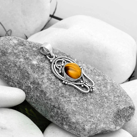 Natural Tiger Eye - Africa Pendant P-1681 SDP121296