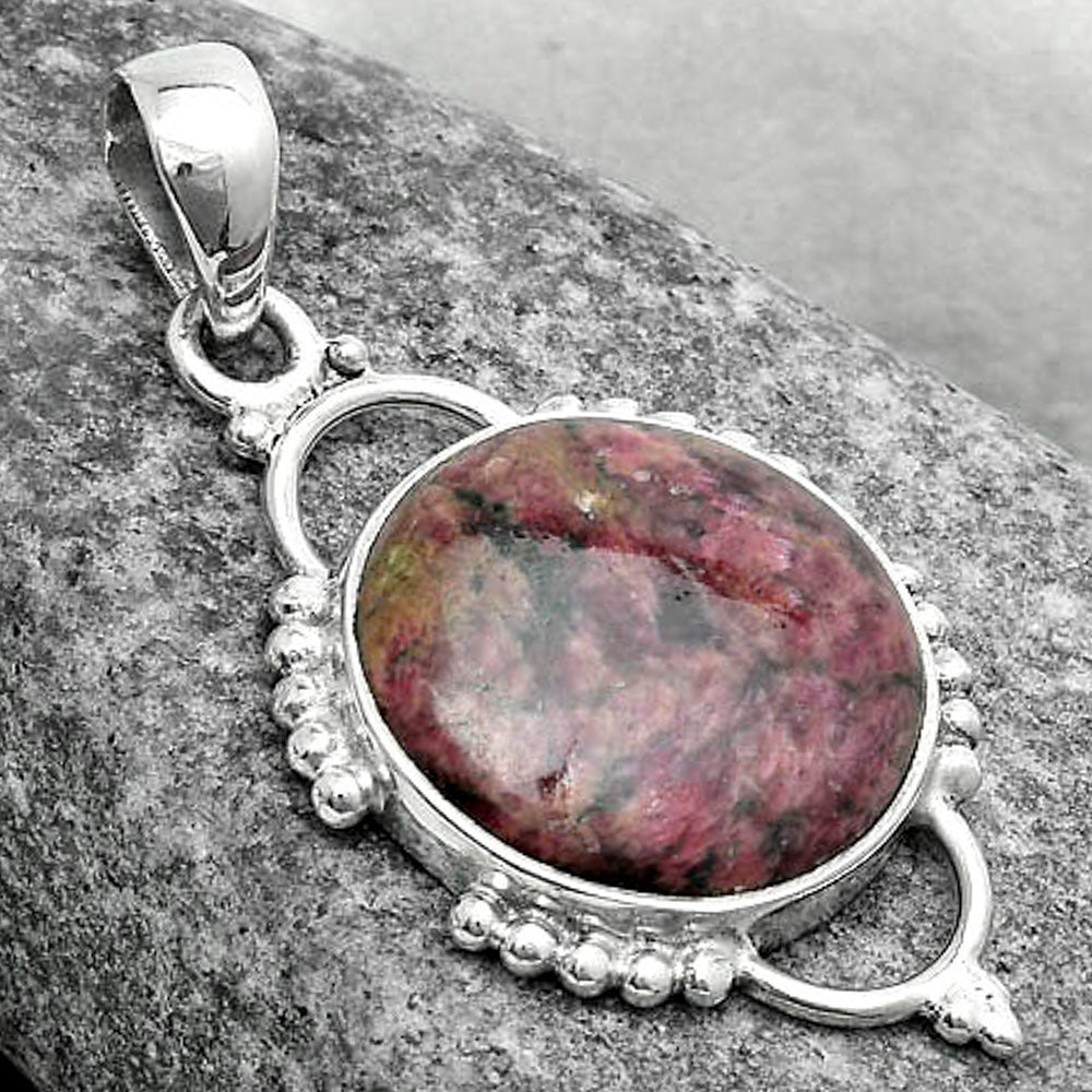 Natural Russian Eudialyte Pendant P-1639 SDP121378