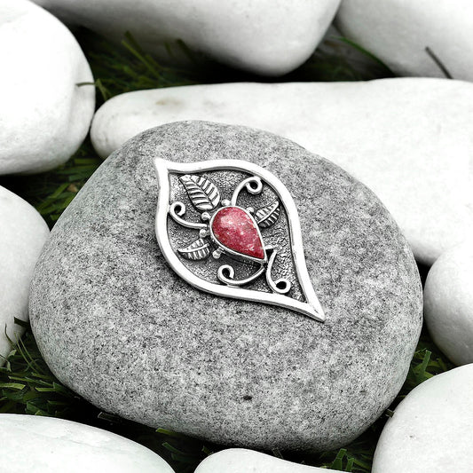 Natural Pink Thulite - Norway Pendant P-1707 SDP121421