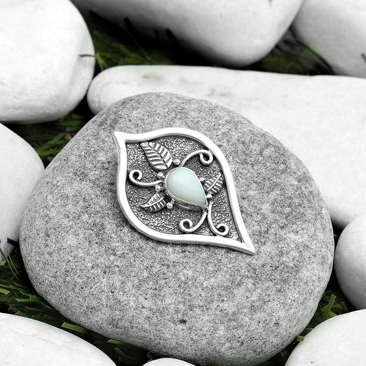 Natural White Opal Pendant P-1707 SDP121429