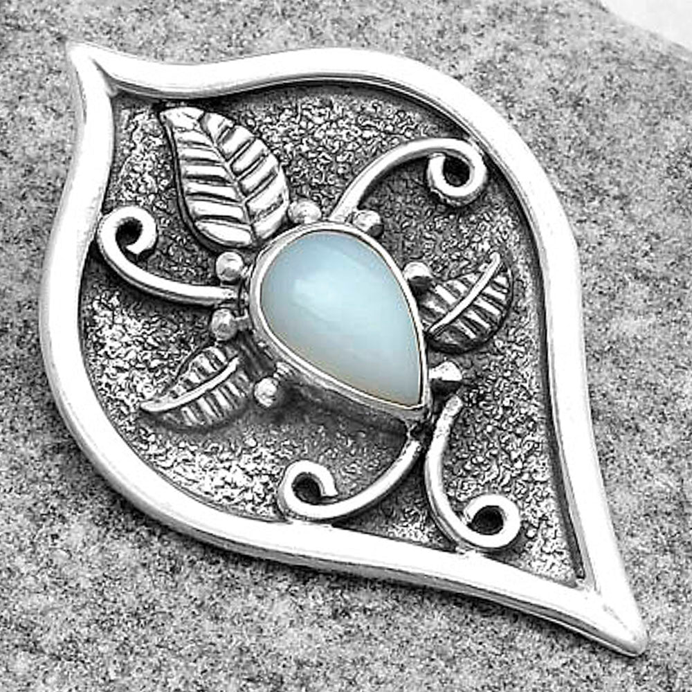 Natural White Opal Pendant P-1707 SDP121431