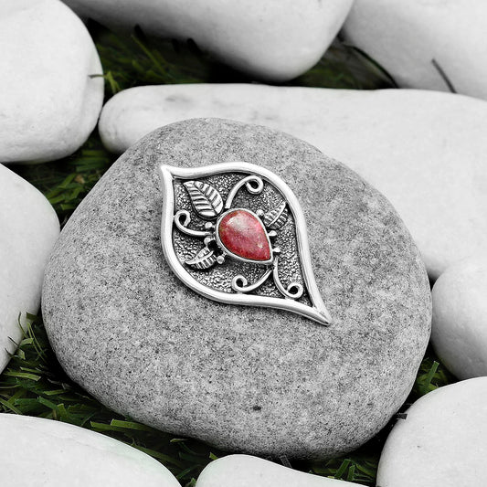 Natural Pink Thulite - Norway Pendant P-1707 SDP121441