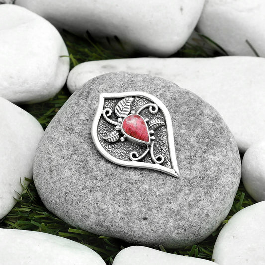 Natural Pink Thulite - Norway Pendant P-1707 SDP121451