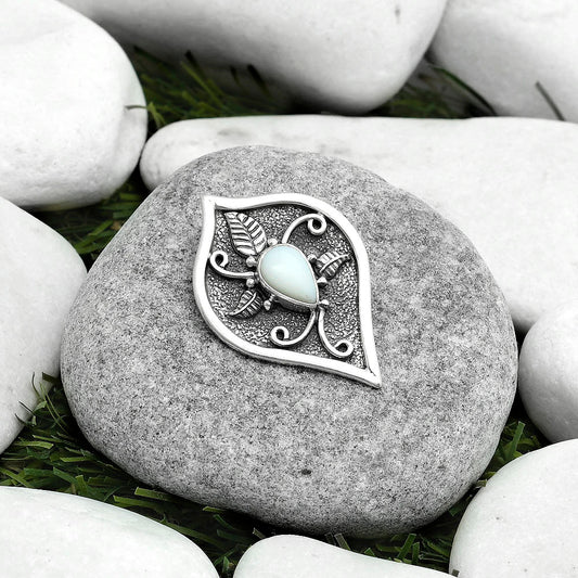 Natural White Opal Pendant P-1707 SDP121452