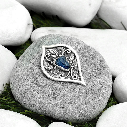 Natural Blue Sapphire Rough Pendant P-1707 SDP121453