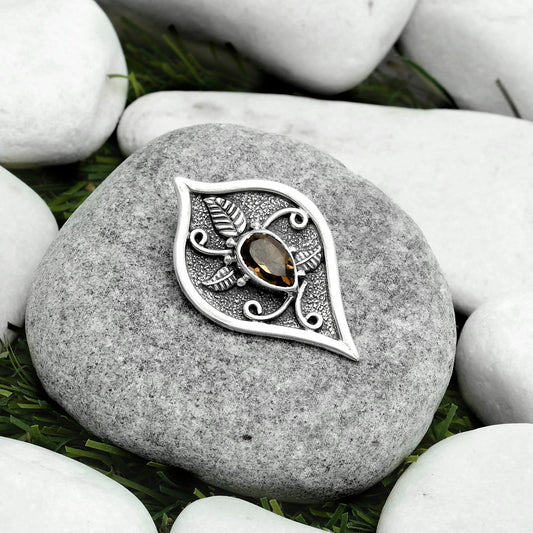 Natural Smoky Quartz - Brazil Pendant P-1707 SDP121459