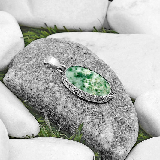 Natural Dioptase Pendant P-1538 SDP121513