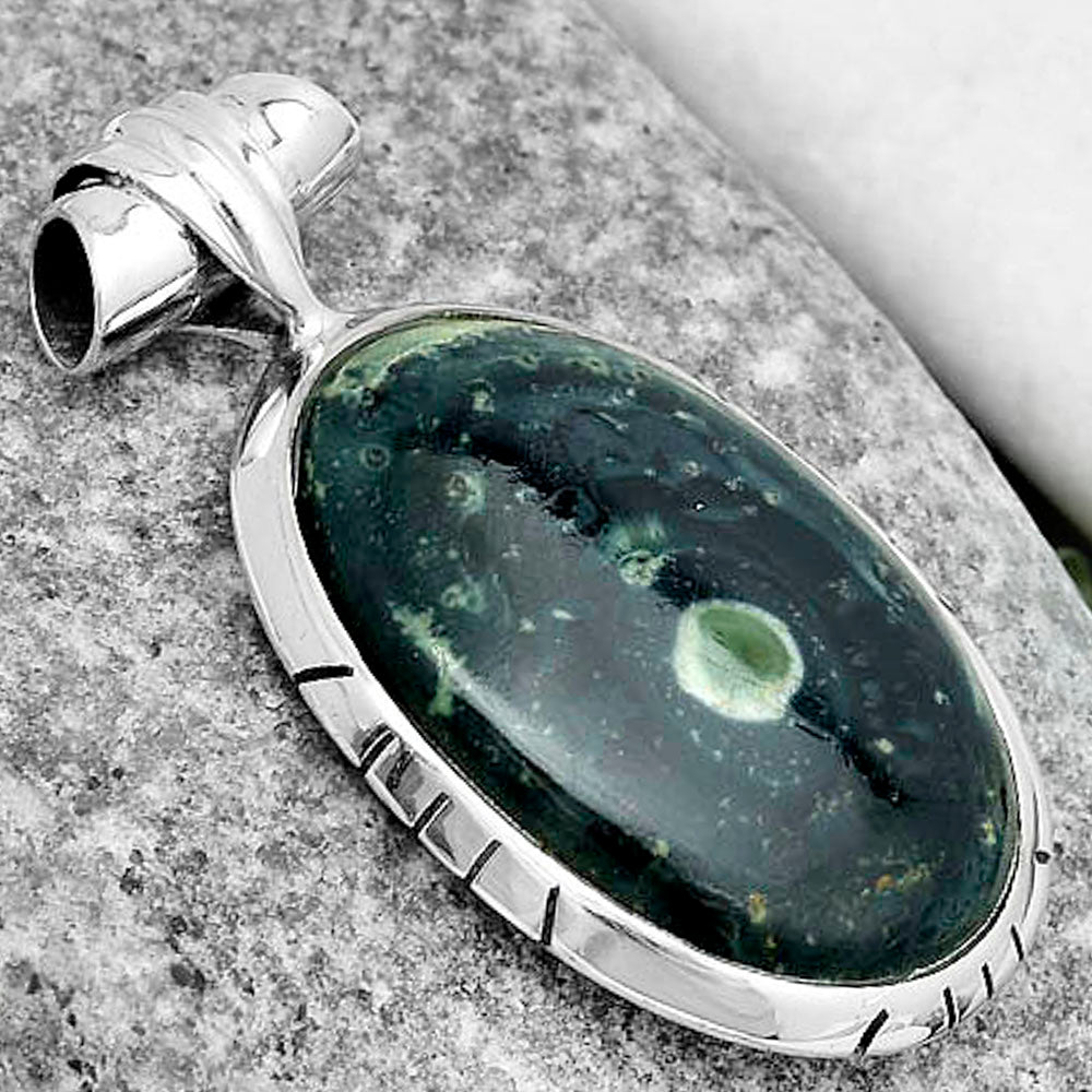 Natural Star Galaxy Jasper Pendant P-1667 SDP121658