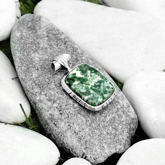 Natural Dioptase Pendant P-1667 SDP121677