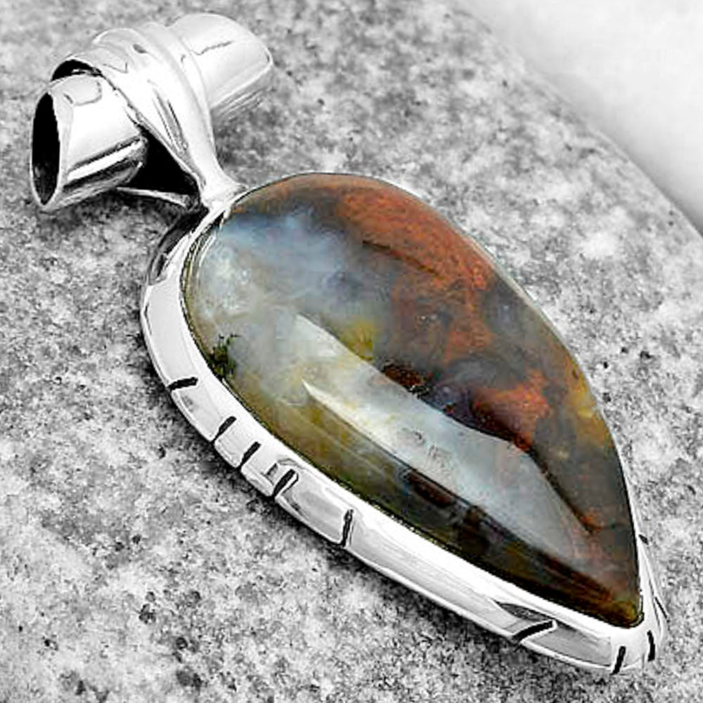 Natural Rare Cady Mountain Agate Pendant P-1667 SDP121691