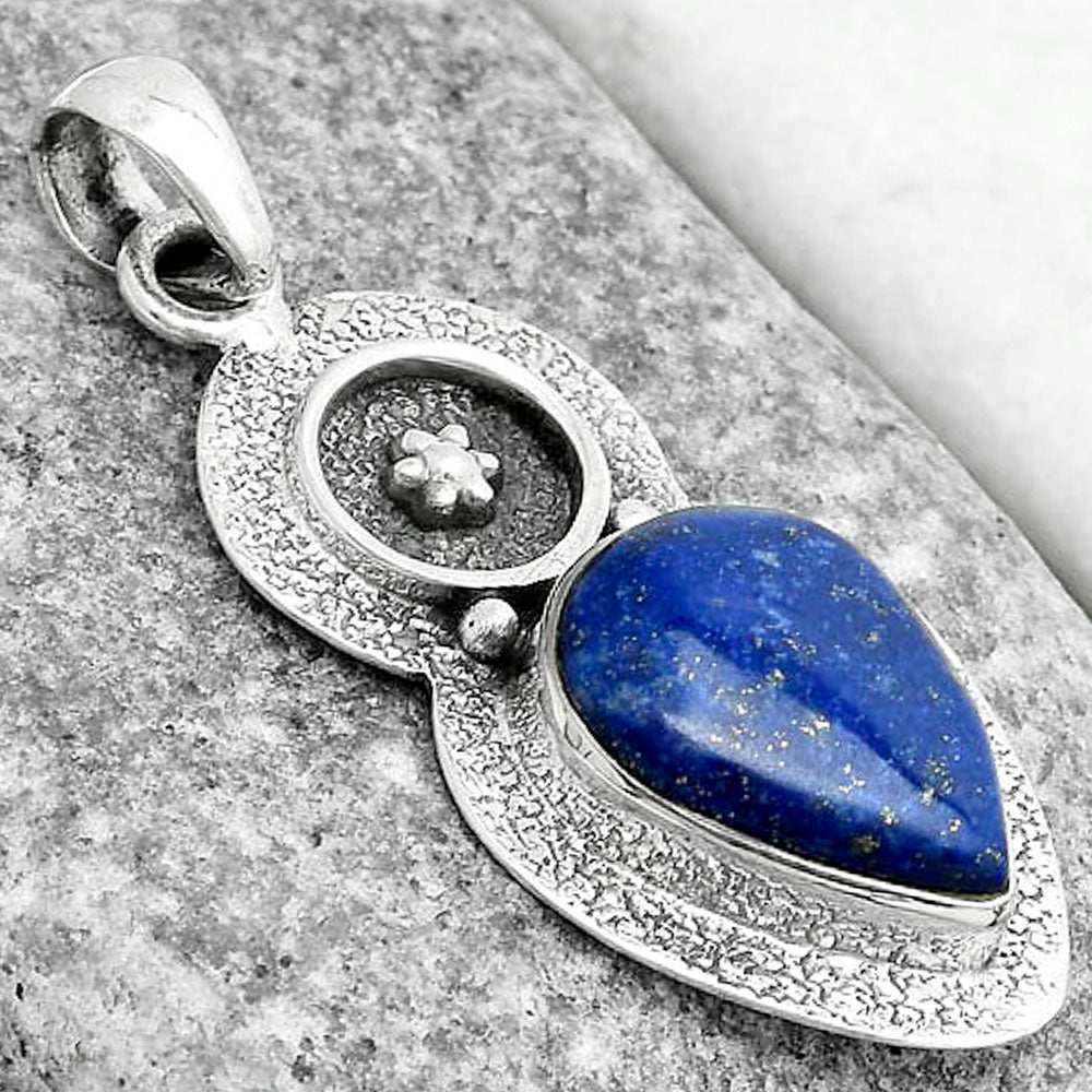 Natural Lapis - Afghanistan Pendant P-1716 SDP121695