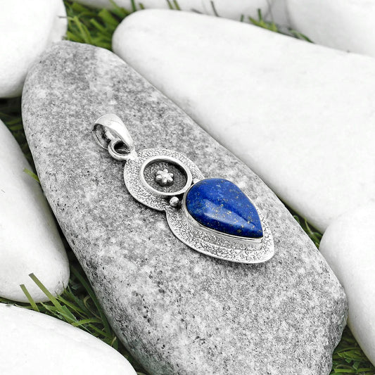 Natural Lapis - Afghanistan Pendant P-1716 SDP121695
