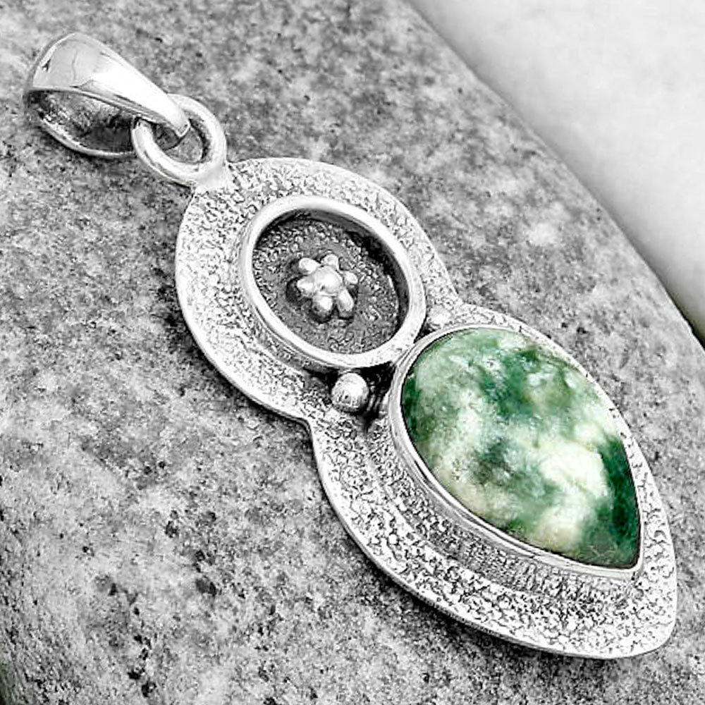 Natural Dioptase Pendant P-1716 SDP121703