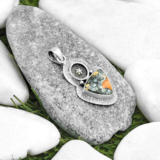 Natural Maligano Jasper - Indonesia Pendant P-1716 SDP121704