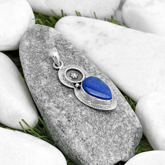 Natural Lapis - Afghanistan Pendant P-1716 SDP121709
