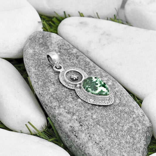 Natural Dioptase Pendant P-1716 SDP121712