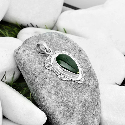 Natural Chrome Chalcedony Pendant P-1498 SDP121753