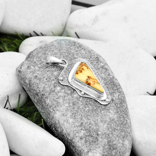 Natural Maligano Jasper - Indonesia Pendant P-1498 SDP121765