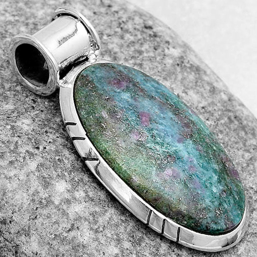 Natural Ruby In Kyanite Pendant P-1154 SDP122400