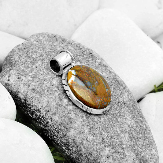 Natural Red Moss Agate Pendant P-1154 SDP122433