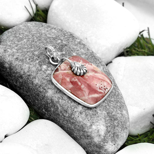 Natural Rhodochrosite Argentina Pendant P-1700 SDP122534