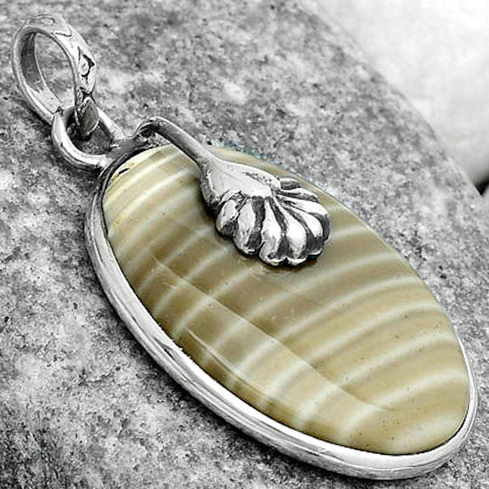 Natural Flint Stone Pendant P-1700 SDP122550