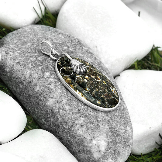 Natural Turtella Jasper - USA Pendant P-1700 SDP122554