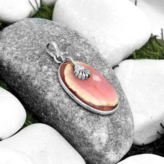 Natural Rhodochrosite Argentina Pendant P-1700 SDP122559