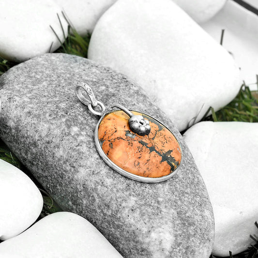 Natural Maligano Jasper - Indonesia Pendant P-1700 SDP122566