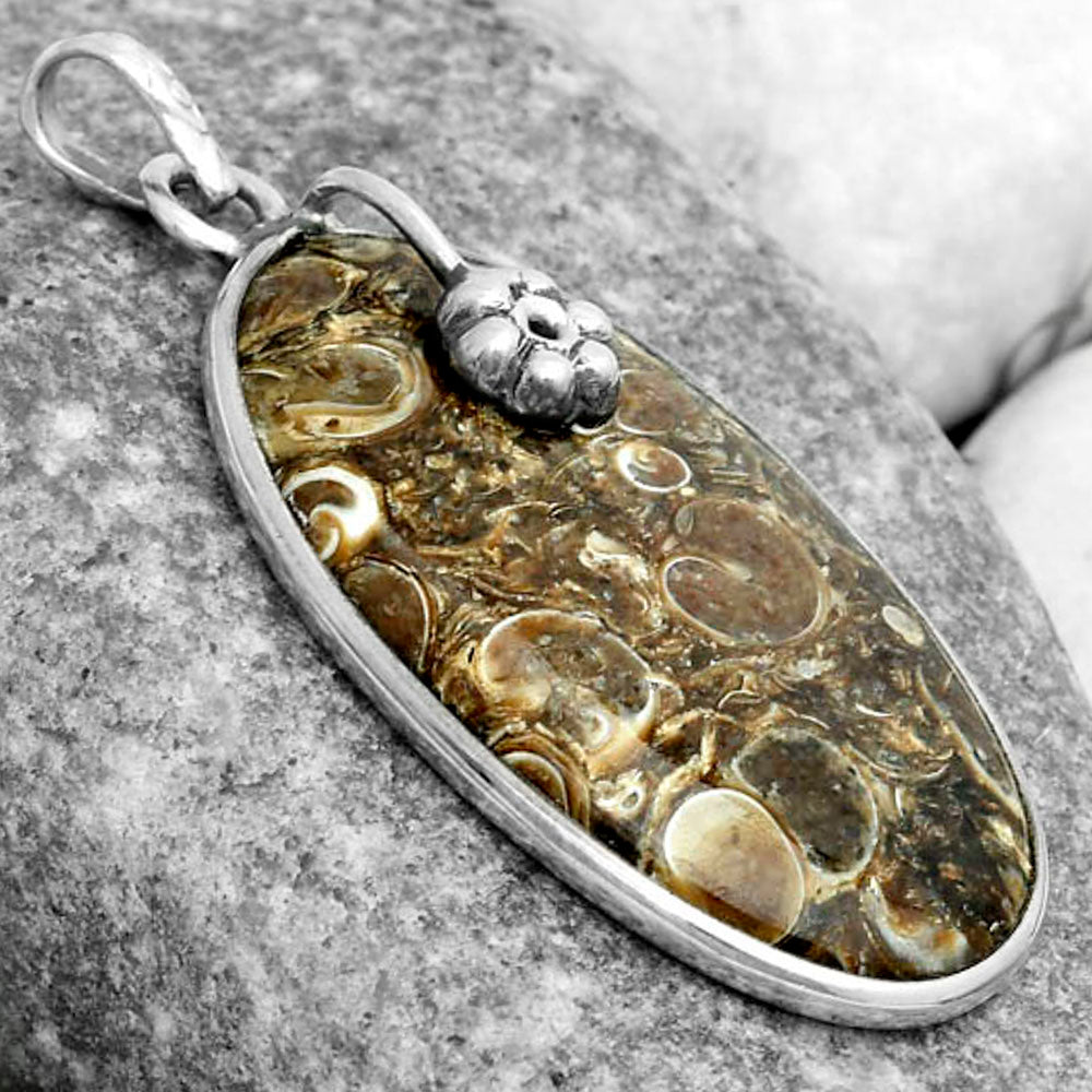Natural Turtella Jasper - USA Pendant P-1700 SDP122570