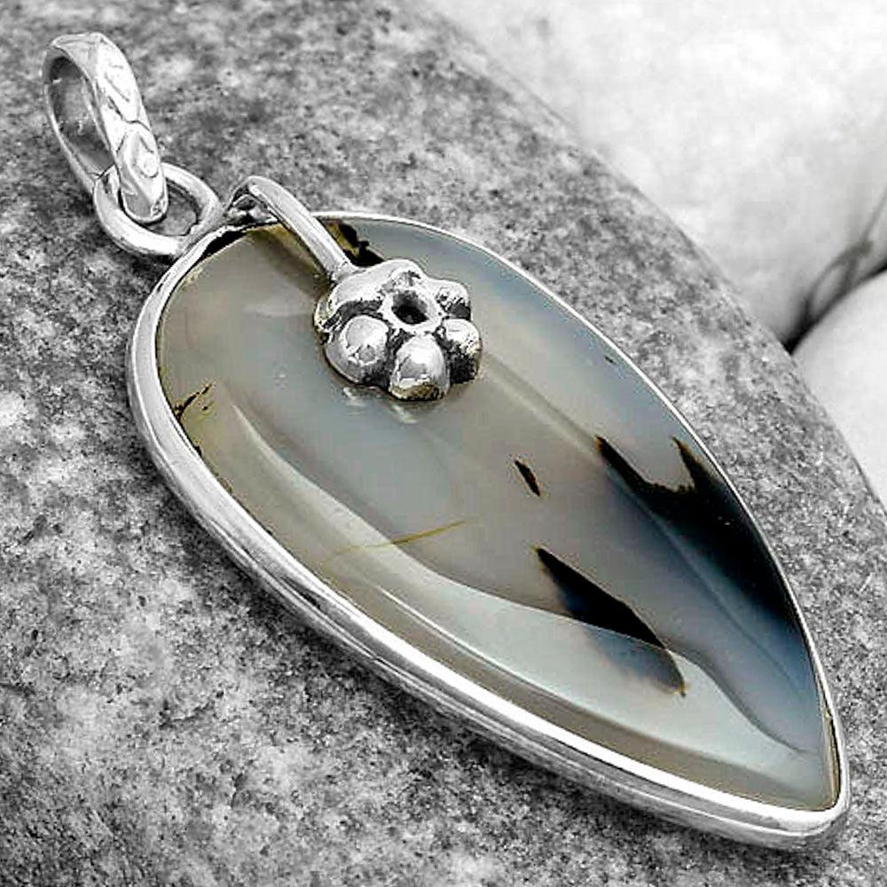 Natural Montana Agate - USA Pendant P-1700 SDP122578