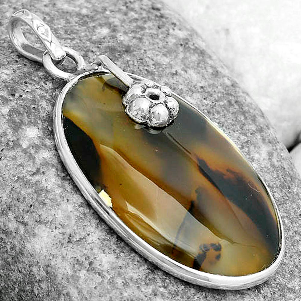 Natural Montana Agate - USA Pendant P-1700 SDP122584