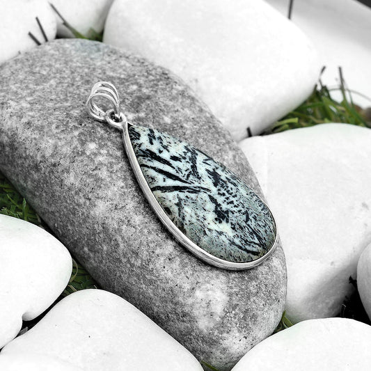 Natural Hornblende Pendant P-1001 SDP122846