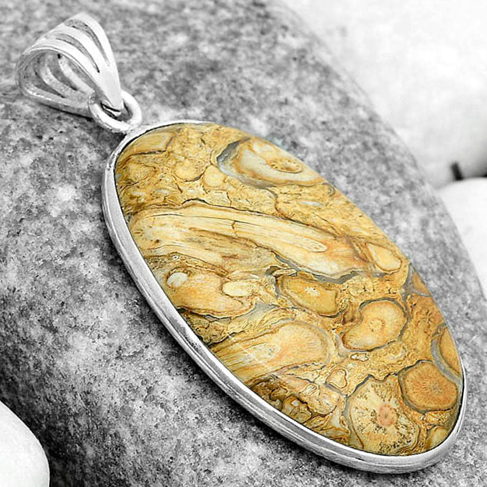Natural Rock Calcy Pendant P-1001 SDP122926